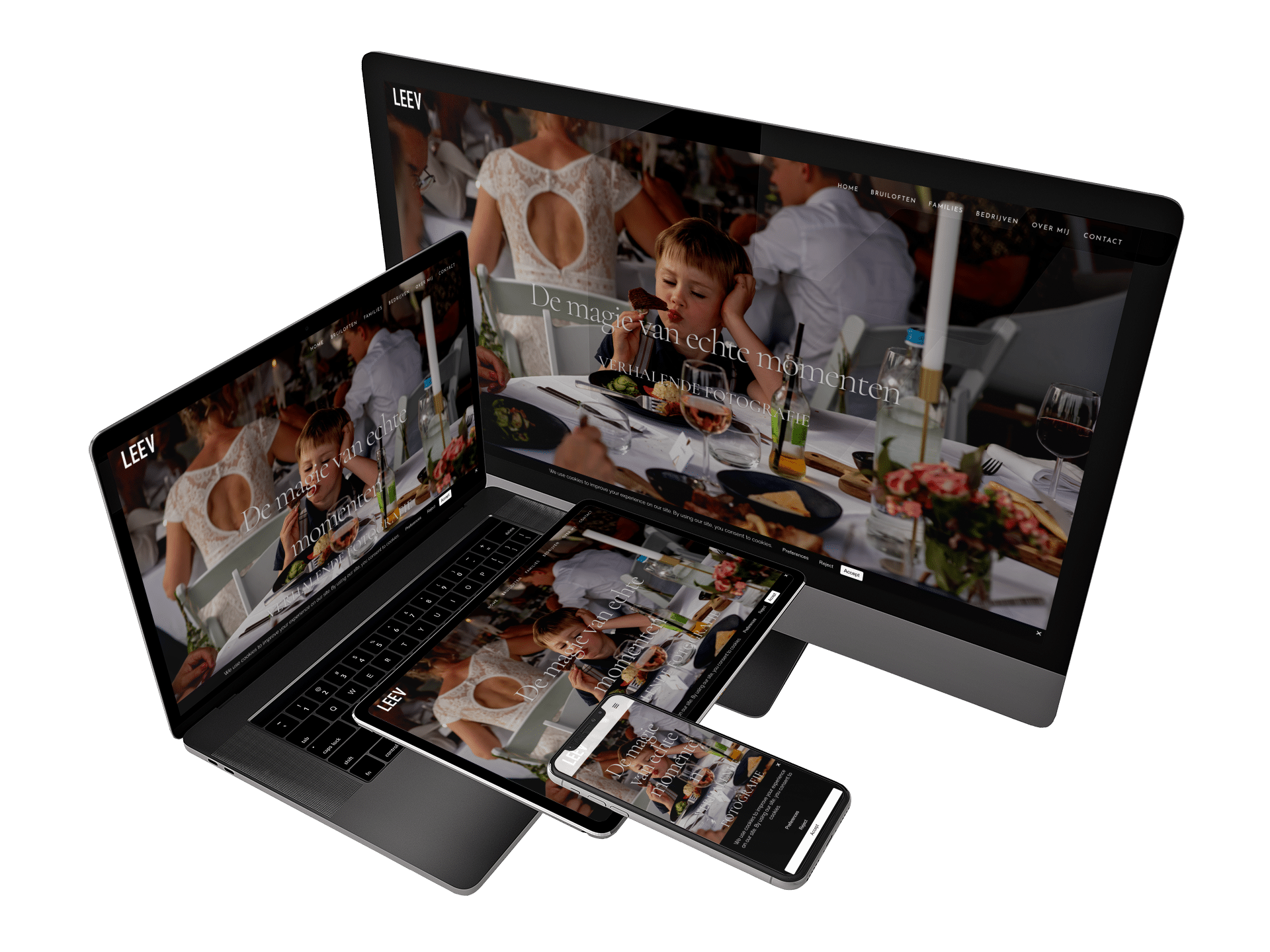 Mikka portfolio leevfotografie.nl webdesign Leevfotografie door mikka-websites.nl