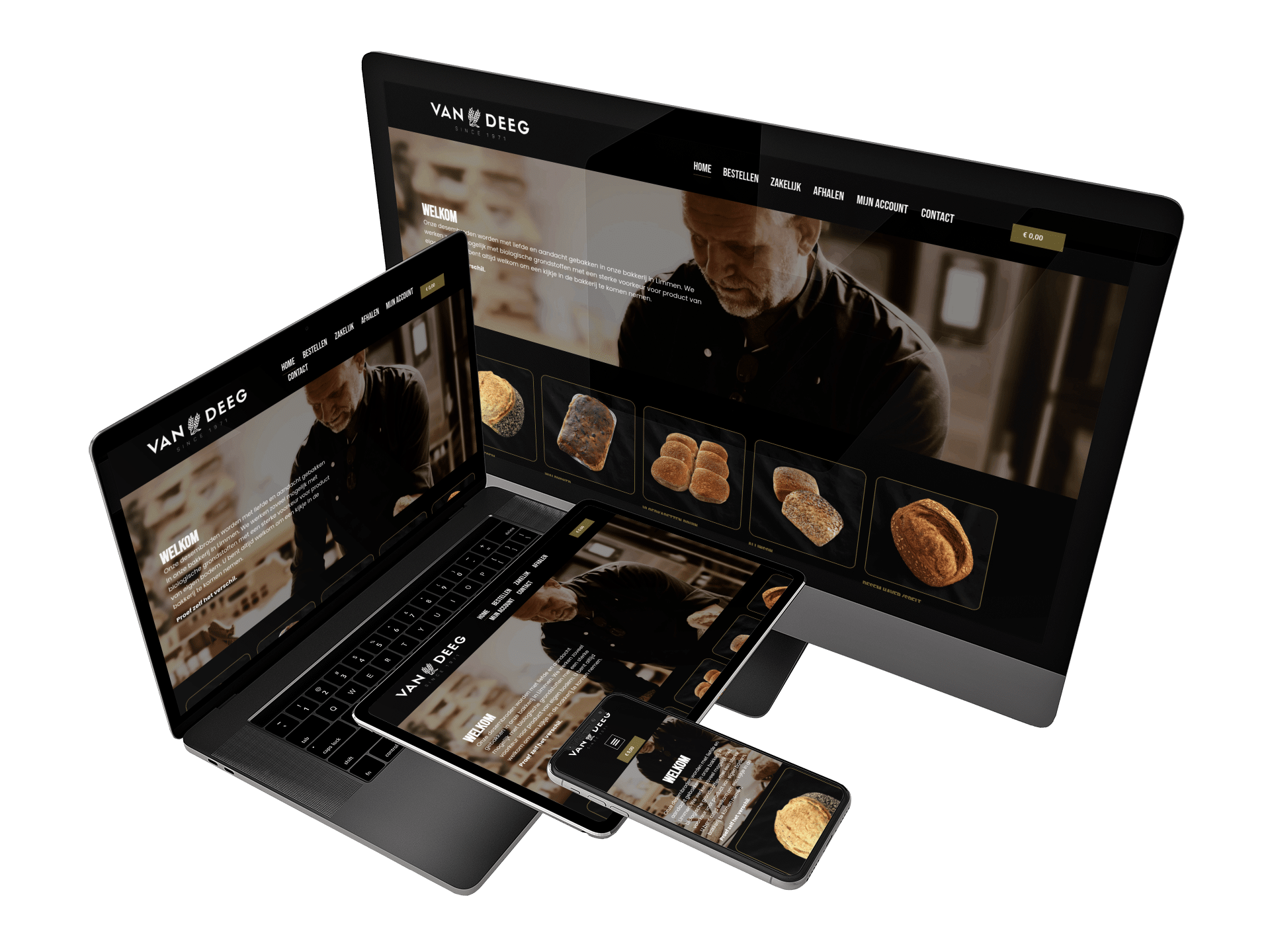 website ontwikkeling Van Deeg Bakkers webdesign yolanda-martin.com by mikka-websites.nl uit Heemstede